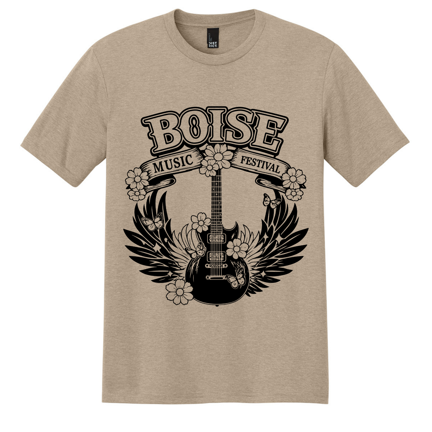 BMF 2026 - District® Perfect Tri® Tee - DESERT TAN