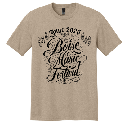 BMF 2026 - District® Perfect Tri® Tee - DESERT TAN