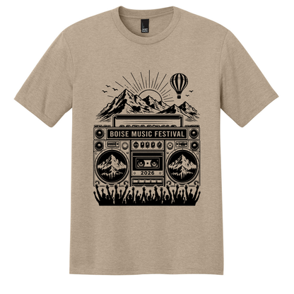 BMF 2026 - District® Perfect Tri® Tee - DESERT TAN