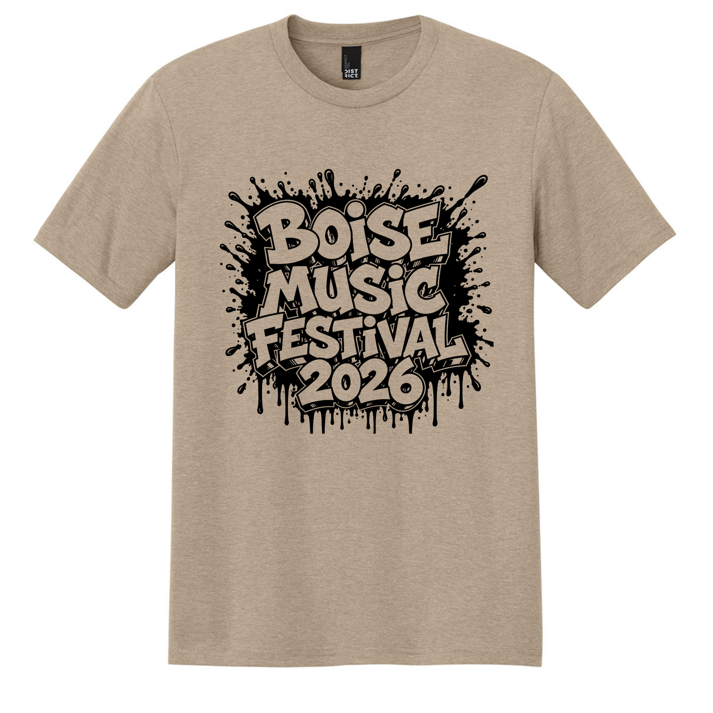 BMF 2026 - District® Perfect Tri® Tee - DESERT TAN