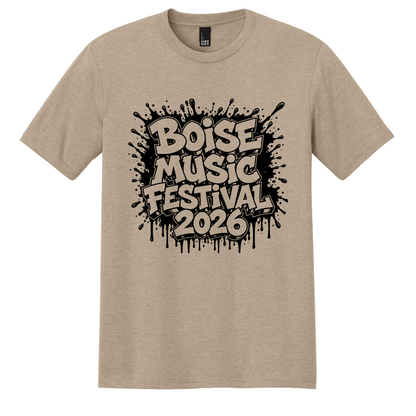 BMF 2026 - District® Perfect Tri® Tee - DESERT TAN