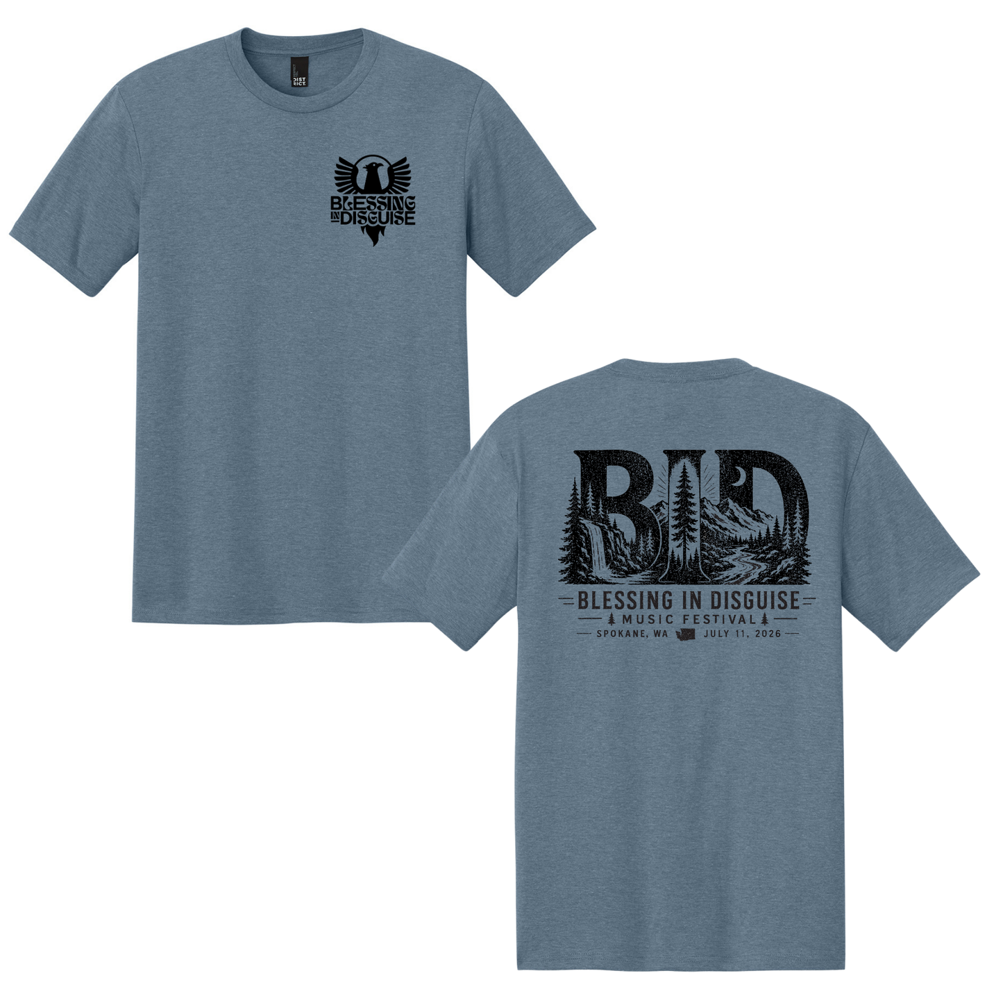 BID 2026 - District® Perfect Tri® Tee - FLINT BLUE
