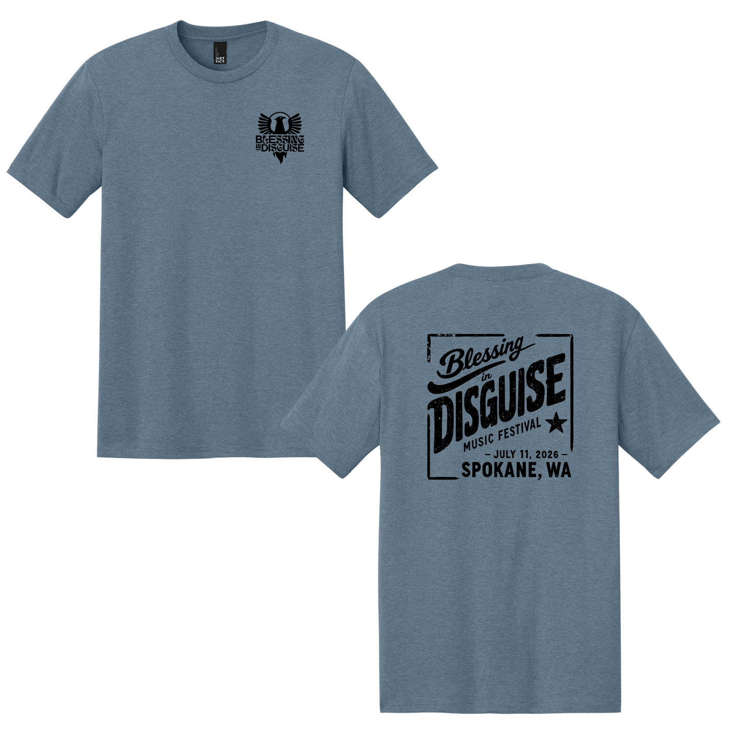 BID 2026 - District® Perfect Tri® Tee - FLINT BLUE