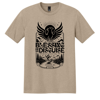 BID 2026 - District® Perfect Tri® Tee - DESERT TAN