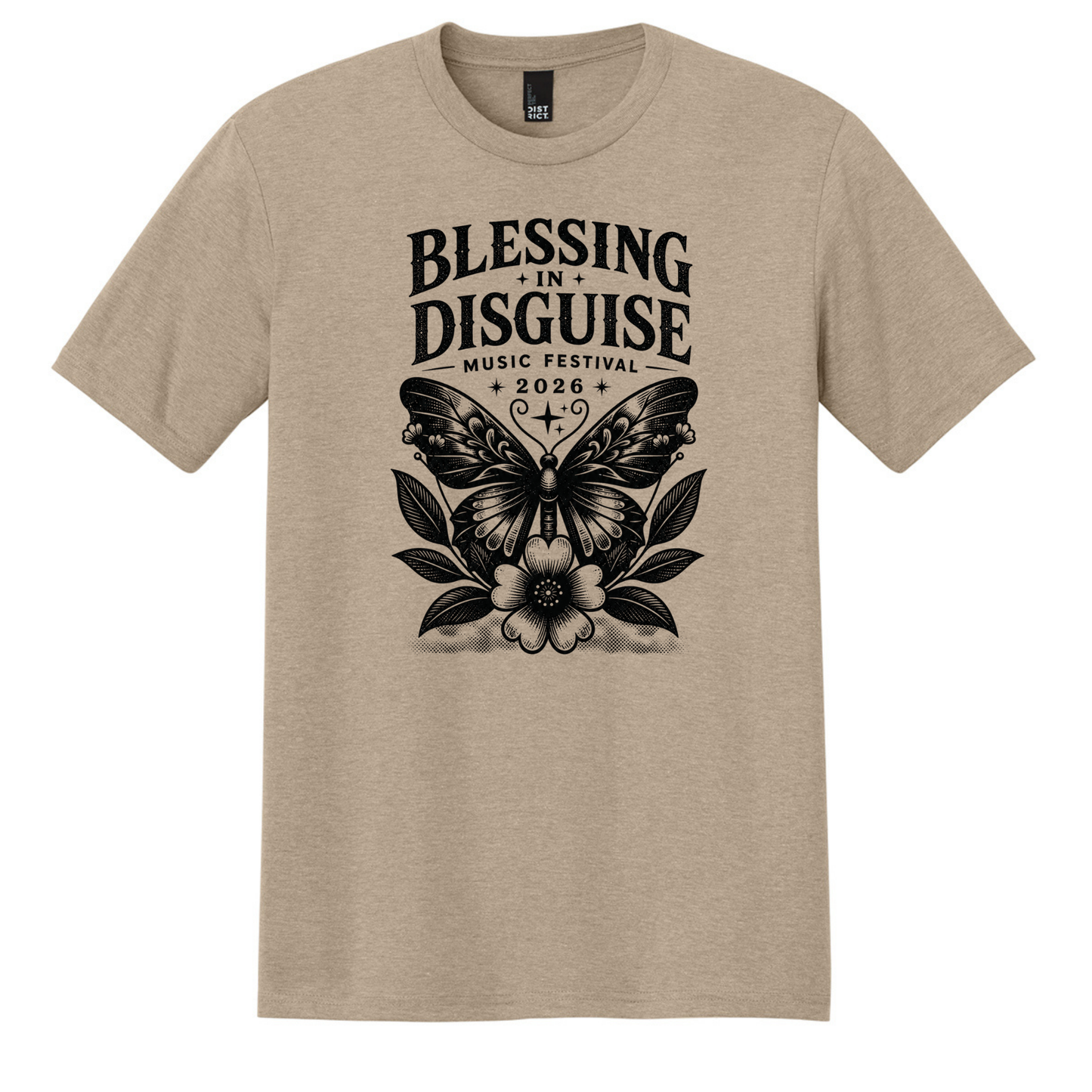 BID 2026 - District® Perfect Tri® Tee - DESERT TAN
