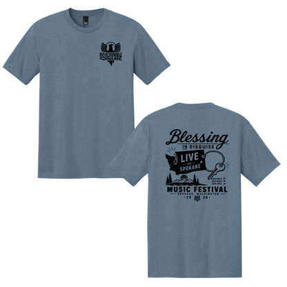 BID 2026 - District® Perfect Tri® Tee - FLINT BLUE