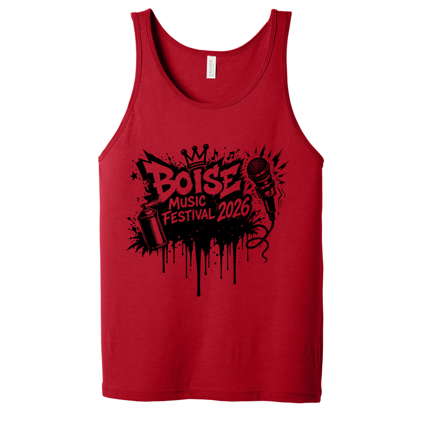 BMF 2026 - BELLA+CANVAS® Unisex Jersey Tank - RED