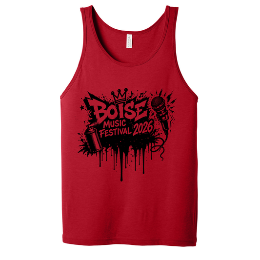 BMF 2026 - BELLA+CANVAS® Unisex Jersey Tank - RED