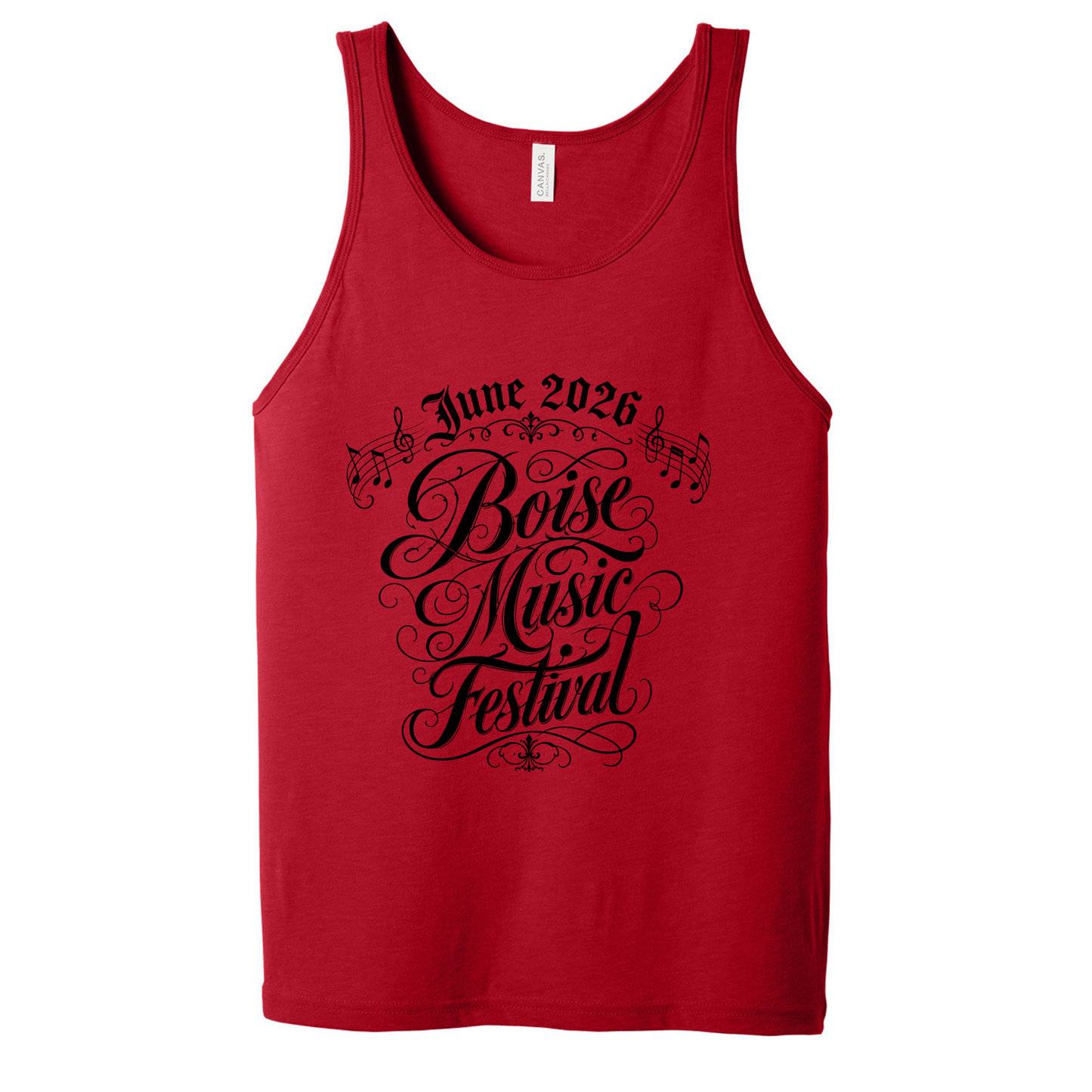 BMF 2026 - BELLA+CANVAS® Unisex Jersey Tank - RED