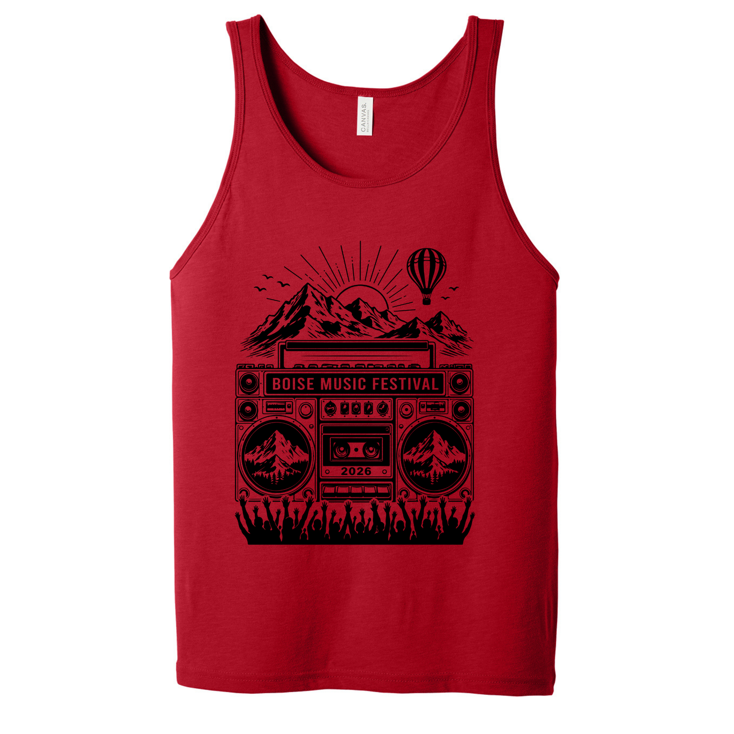 BMF 2026 - BELLA+CANVAS® Unisex Jersey Tank - RED