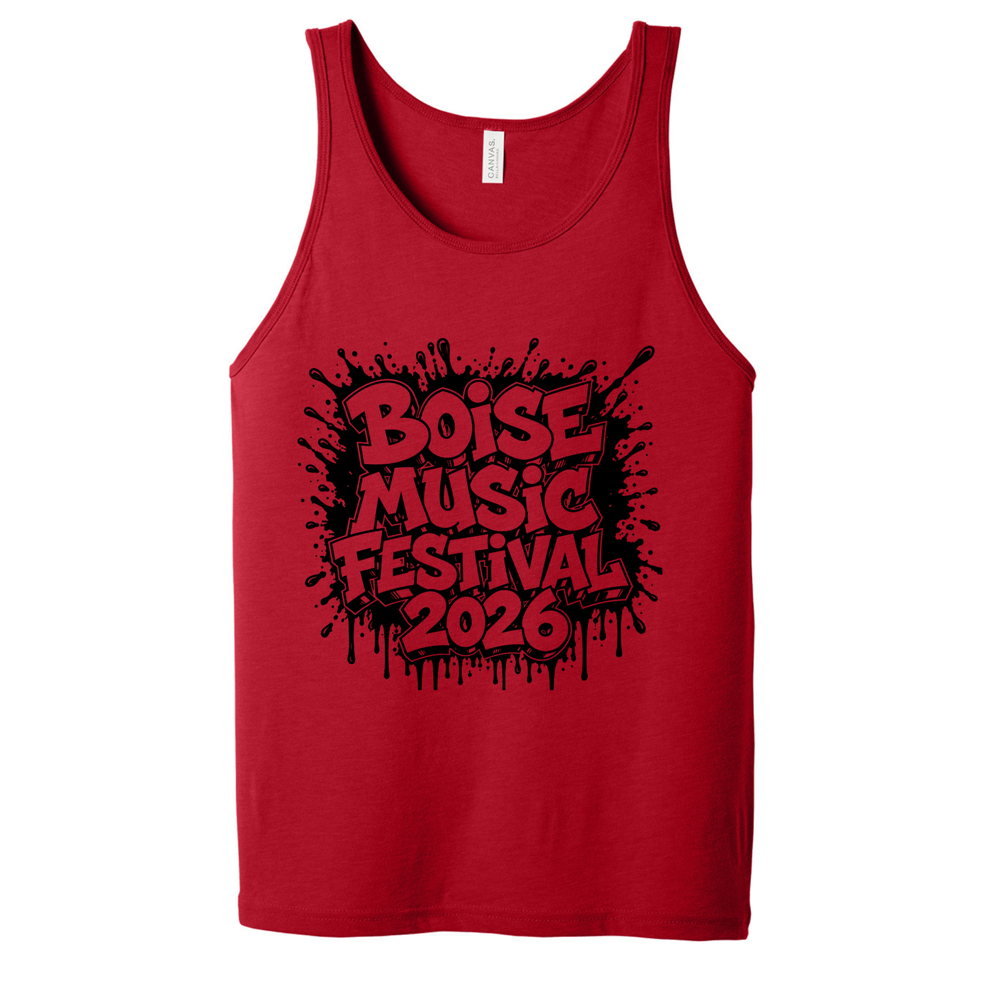 BMF 2026 - BELLA+CANVAS® Unisex Jersey Tank - RED