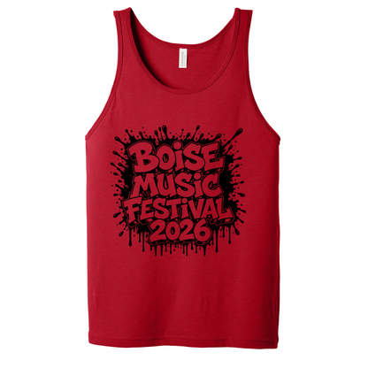 BMF 2026 - BELLA+CANVAS® Unisex Jersey Tank - RED
