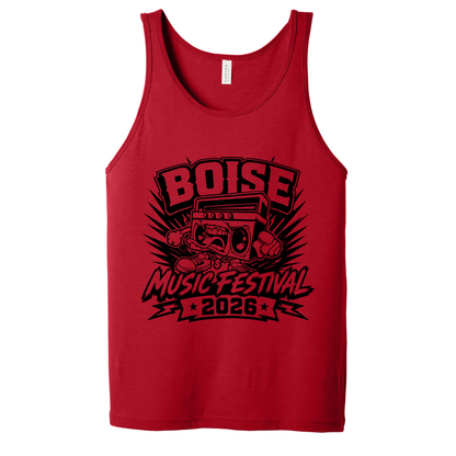 BMF 2026 - BELLA+CANVAS® Unisex Jersey Tank - RED