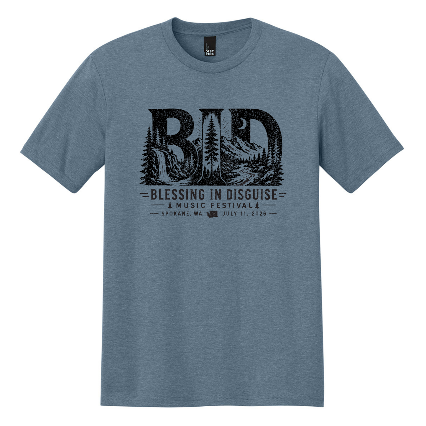 BID 2026 - District® Perfect Tri® Tee - FLINT BLUE