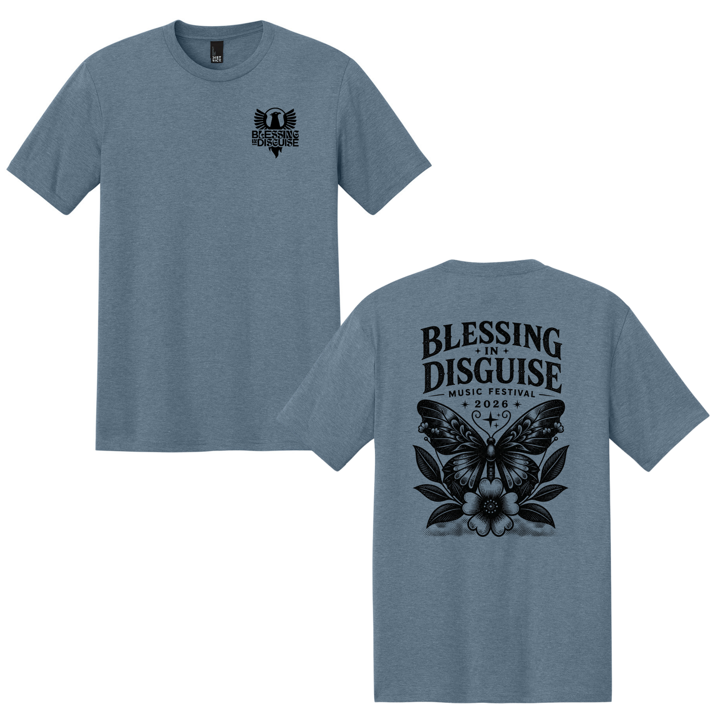 BID 2026 - District® Perfect Tri® Tee - FLINT BLUE