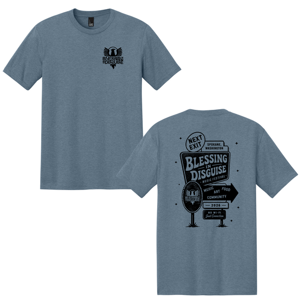 BID 2026 - District® Perfect Tri® Tee - FLINT BLUE