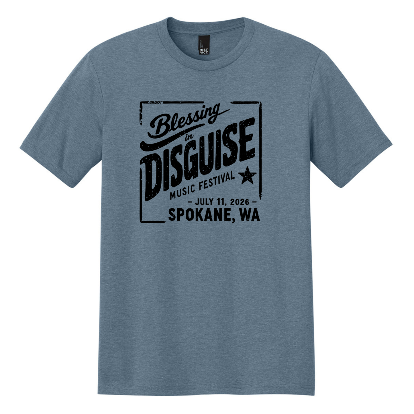BID 2026 - District® Perfect Tri® Tee - FLINT BLUE
