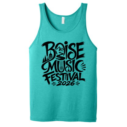 BMF 2026 - BELLA+CANVAS® Unisex Jersey Tank - TEAL