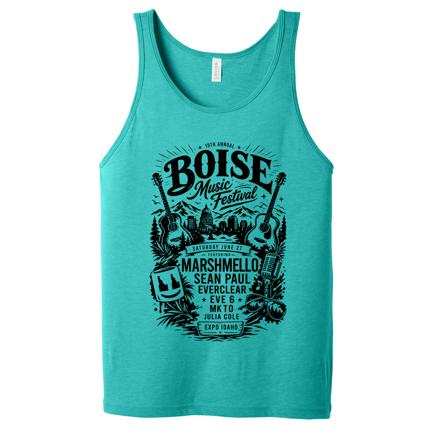 BMF 2026 - BELLA+CANVAS® Unisex Jersey Tank - TEAL