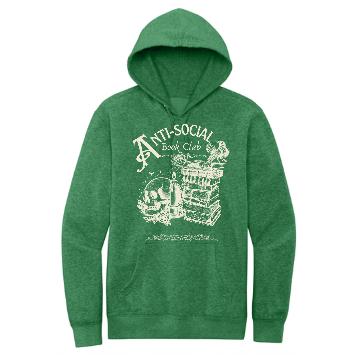 District® V.I.T.™ Fleece Hoodie - KELLY GREEN HEATHER