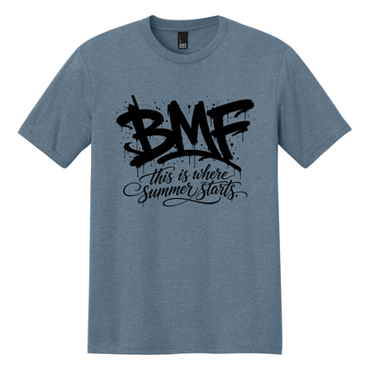 BMF 2026 - District® Perfect Tri® Tee - FLINT BLUE
