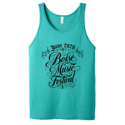 BMF 2026 - BELLA+CANVAS® Unisex Jersey Tank - TEAL
