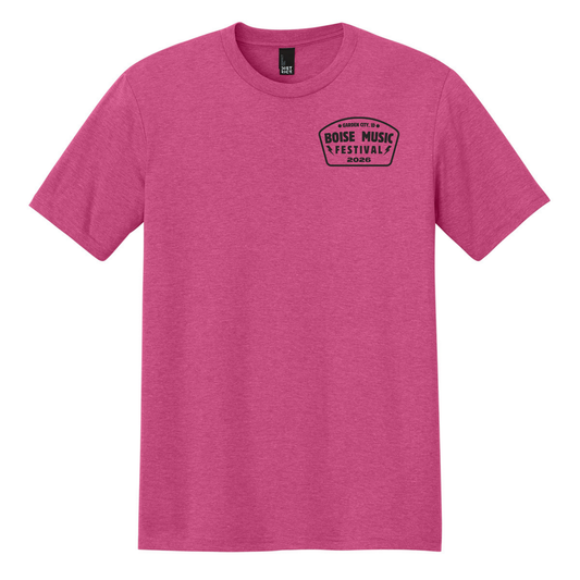BMF 2026 - District® Perfect Tri® Tee - FUCHSIA FROST