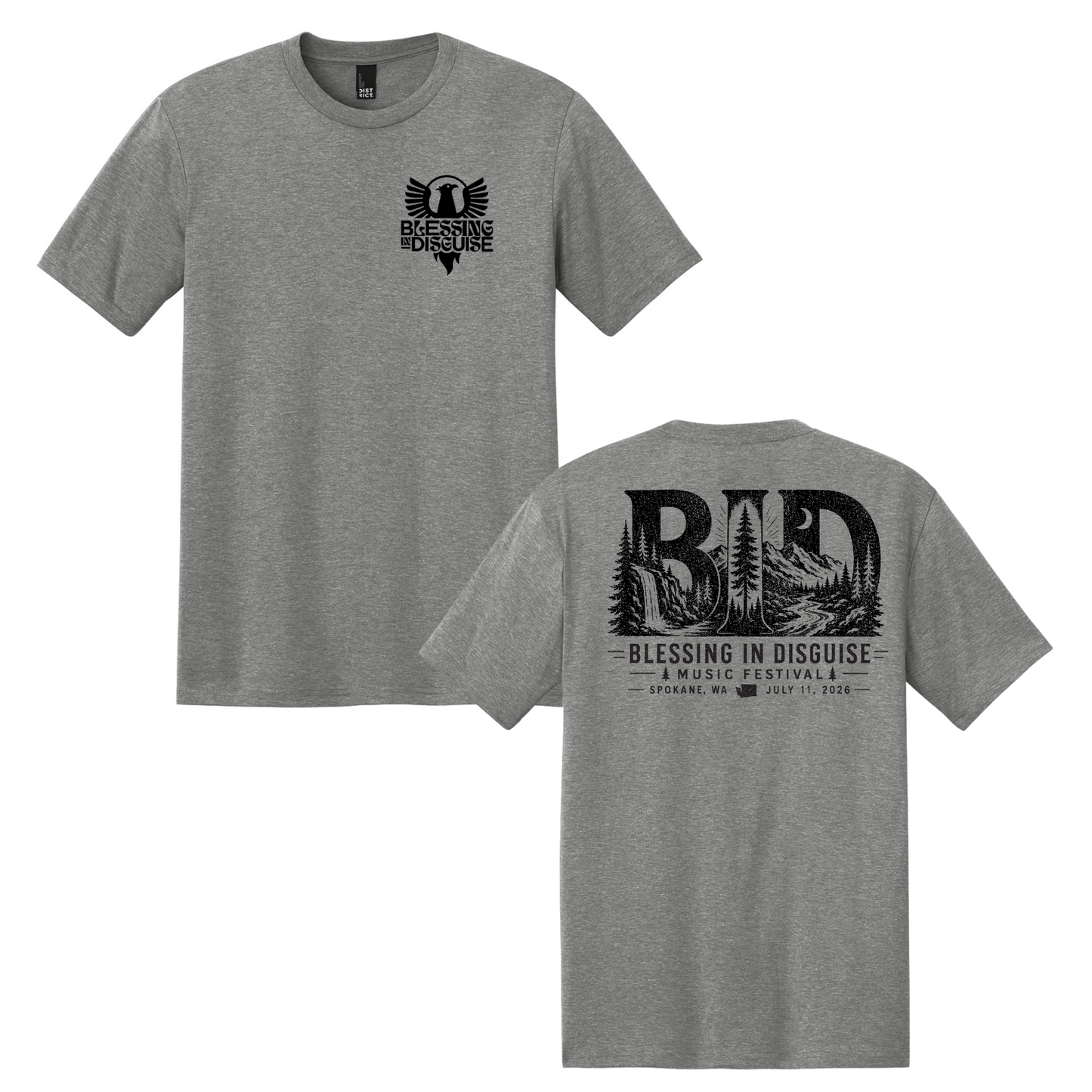 BID 2026 - District® Perfect Tri® Tee - GREY FROST