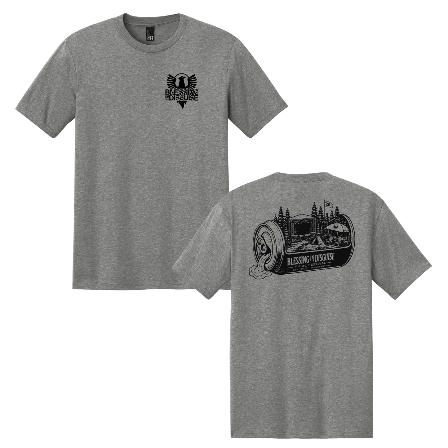 BID 2026 - District® Perfect Tri® Tee - GREY FROST