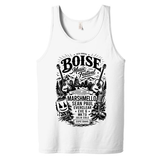 BMF 2026 - BELLA+CANVAS® Unisex Jersey Tank - WHITE