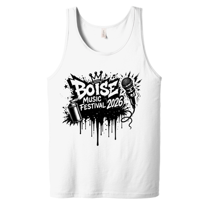 BMF 2026 - BELLA+CANVAS® Unisex Jersey Tank - WHITE