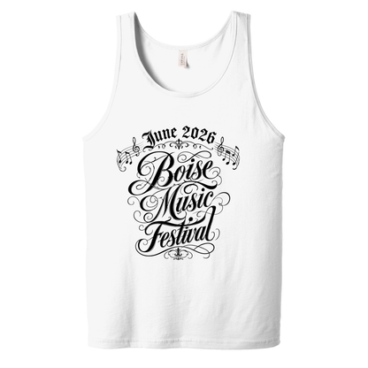 BMF 2026 - BELLA+CANVAS® Unisex Jersey Tank - WHITE