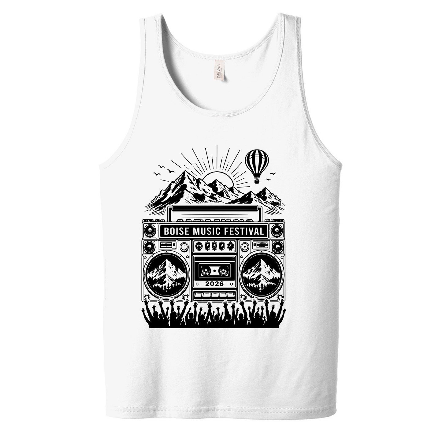 BMF 2026 - BELLA+CANVAS® Unisex Jersey Tank - WHITE