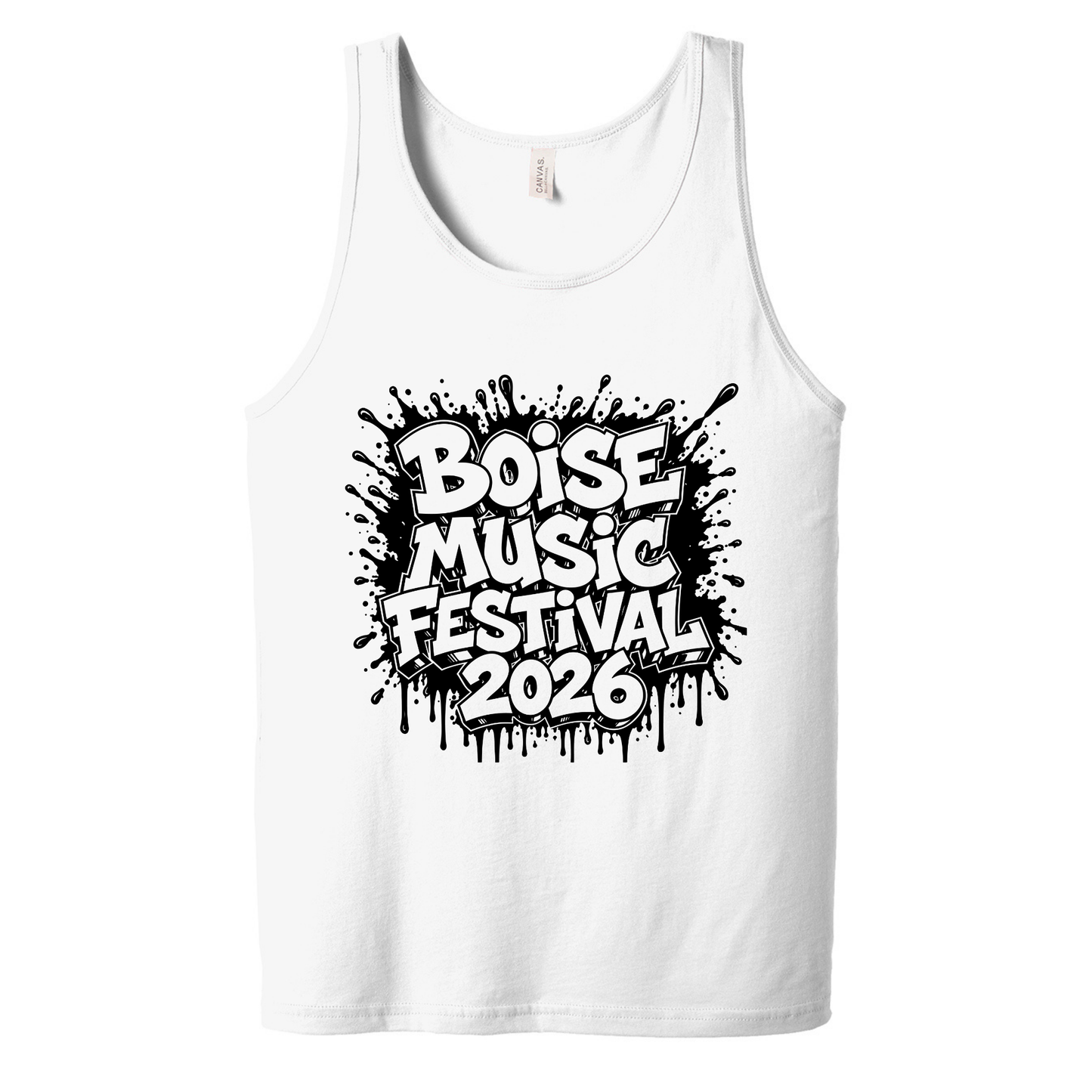 BMF 2026 - BELLA+CANVAS® Unisex Jersey Tank - WHITE