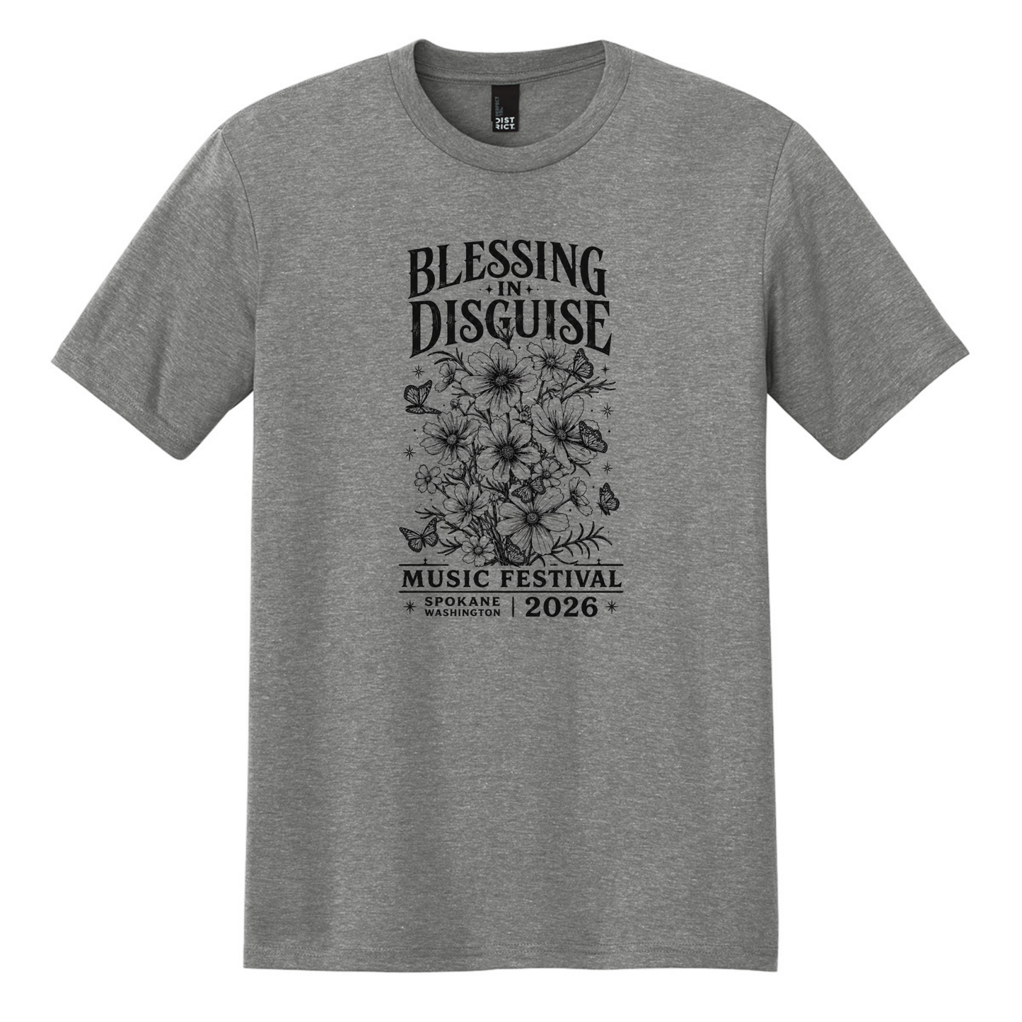 BID 2026 - District® Perfect Tri® Tee - GREY FROST