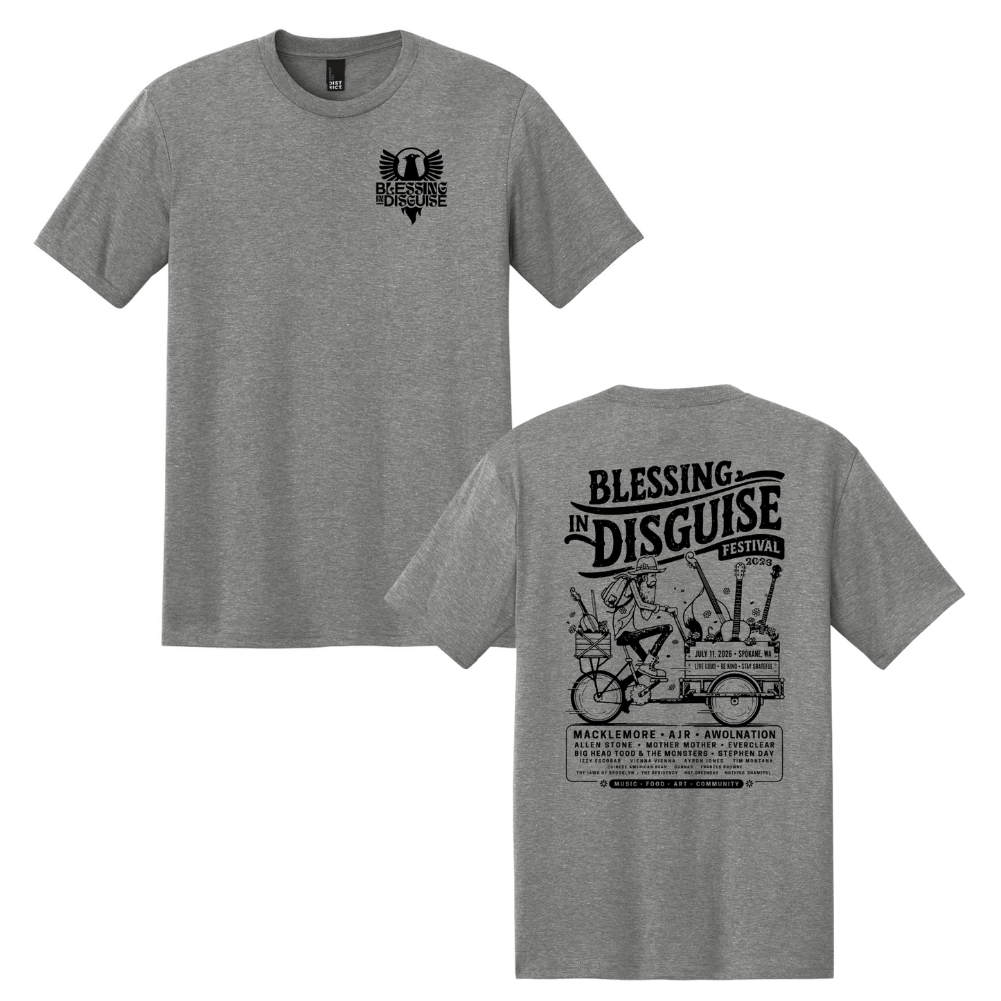 BID 2026 - District® Perfect Tri® Tee - GREY FROST
