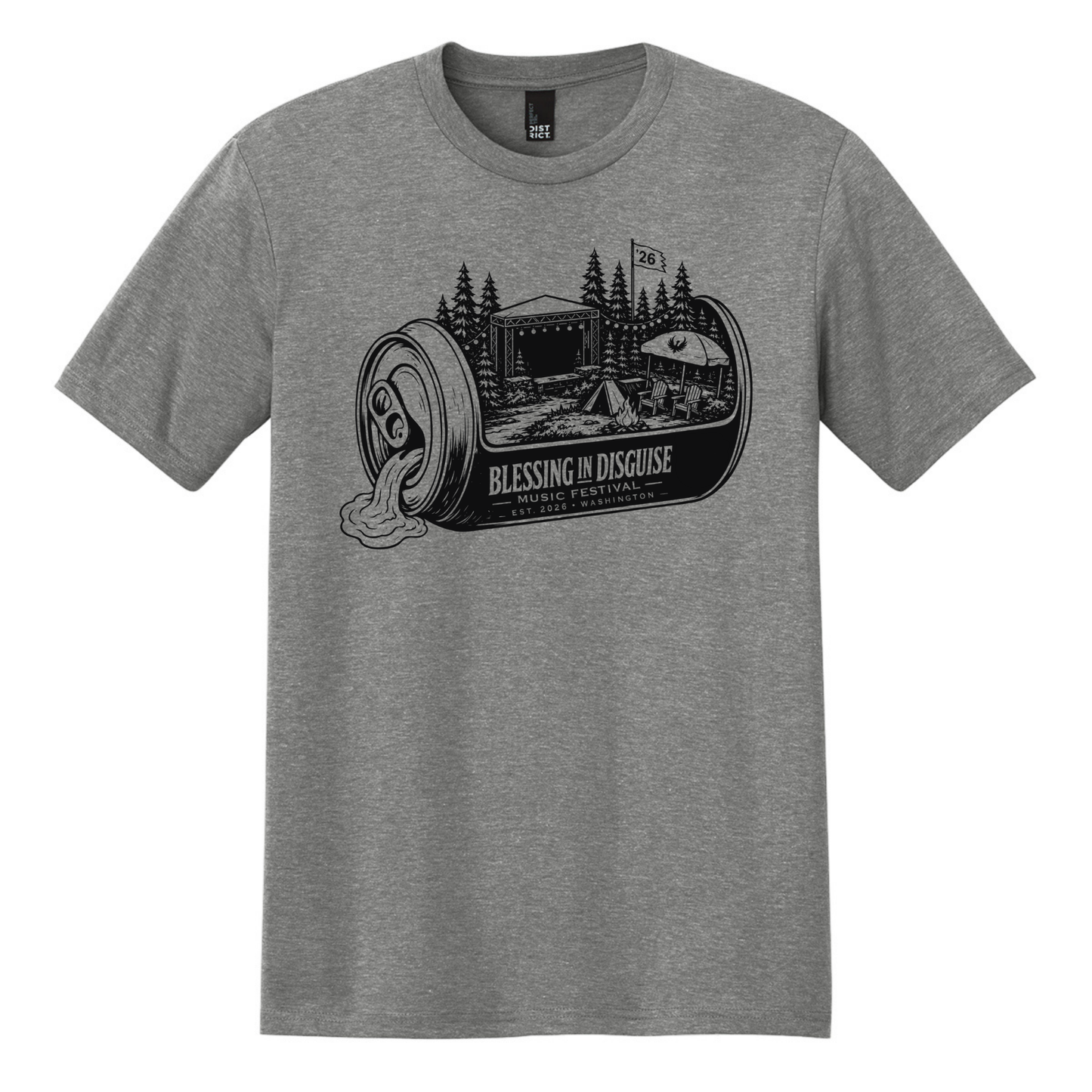 BID 2026 - District® Perfect Tri® Tee - GREY FROST