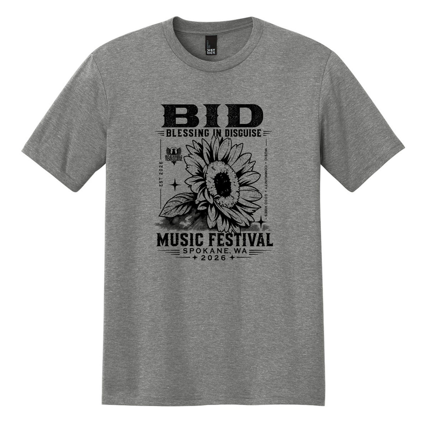 BID 2026 - District® Perfect Tri® Tee - GREY FROST