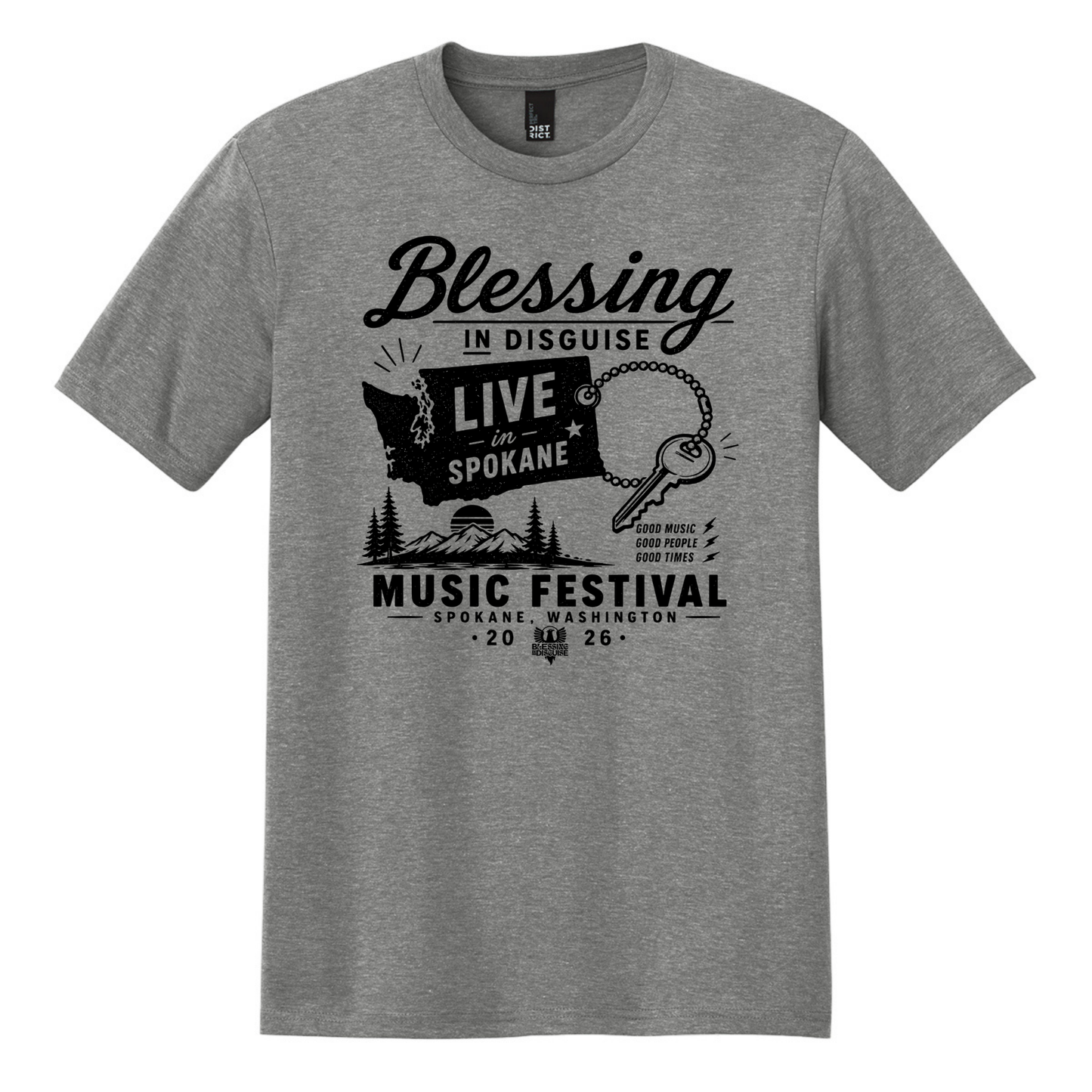 BID 2026 - District® Perfect Tri® Tee - GREY FROST