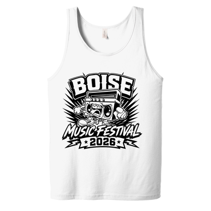 BMF 2026 - BELLA+CANVAS® Unisex Jersey Tank - WHITE