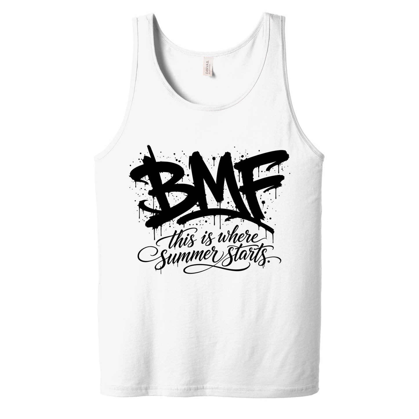 BMF 2026 - BELLA+CANVAS® Unisex Jersey Tank - WHITE