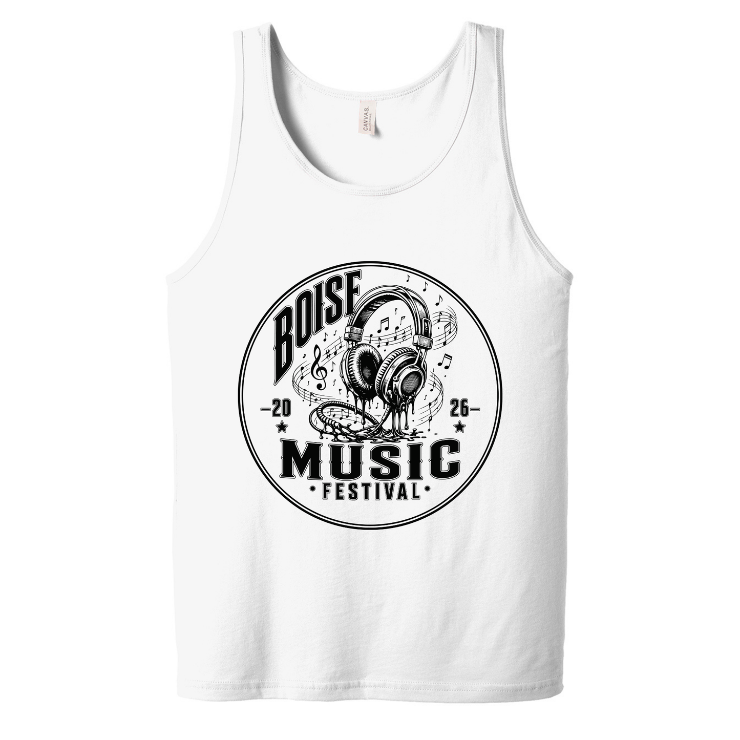 BMF 2026 - BELLA+CANVAS® Unisex Jersey Tank - WHITE