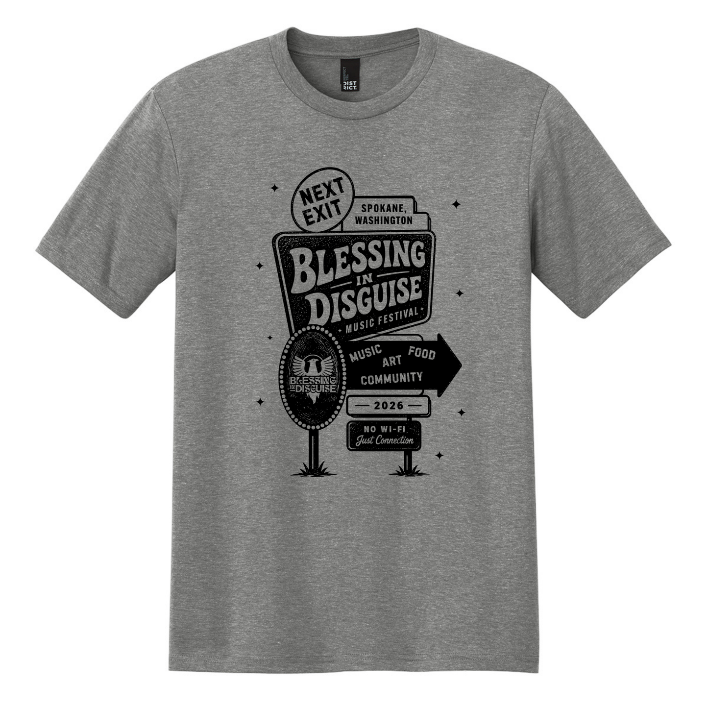 BID 2026 - District® Perfect Tri® Tee - GREY FROST