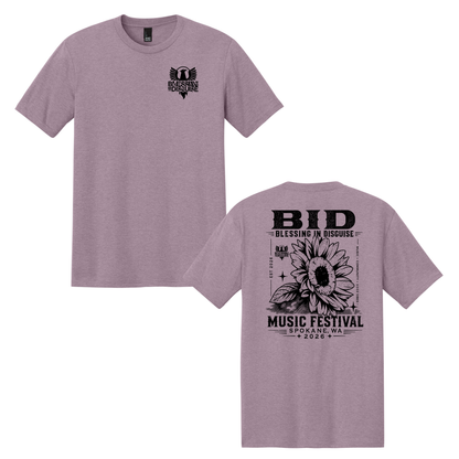 BID 2026 - District® Perfect Tri® Tee - HEATHERED LAVENDER