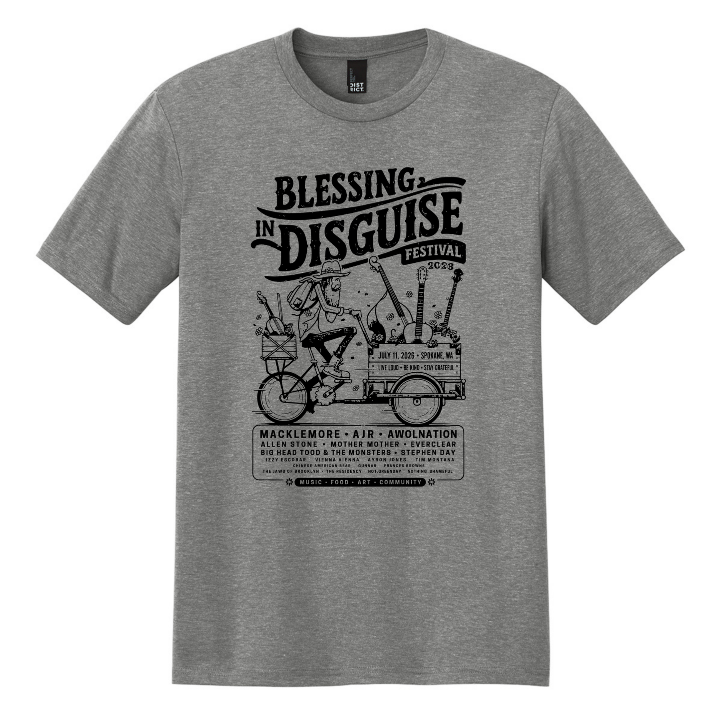 BID 2026 - District® Perfect Tri® Tee - GREY FROST