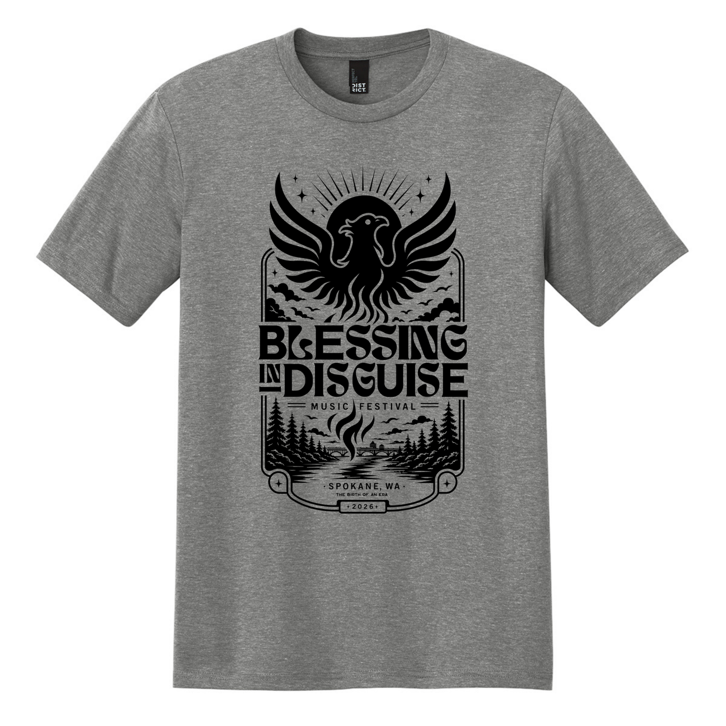 BID 2026 - District® Perfect Tri® Tee - GREY FROST
