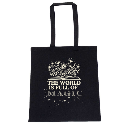 Lightweight Recycled Canvas Tote Bag - BLACK