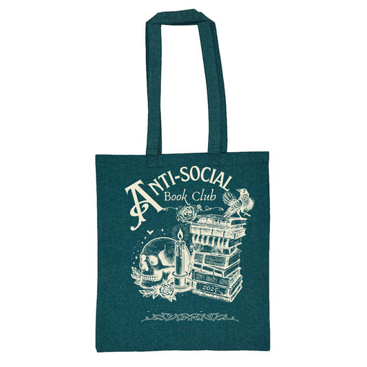 Lightweight Recycled Canvas Tote Bag - EMERALD HEATHER