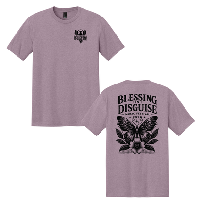 BID 2026 - District® Perfect Tri® Tee - HEATHERED LAVENDER