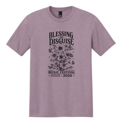 BID 2026 - District® Perfect Tri® Tee - HEATHERED LAVENDER